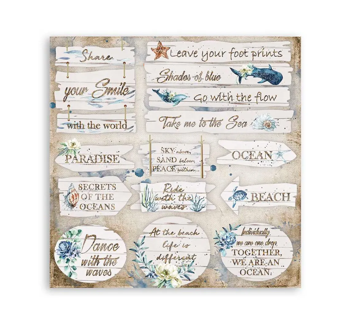 Best Stamperia Scrapbook-Block "Sea Dream"