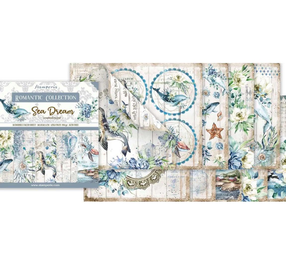 Best Stamperia Scrapbook-Block "Sea Dream"