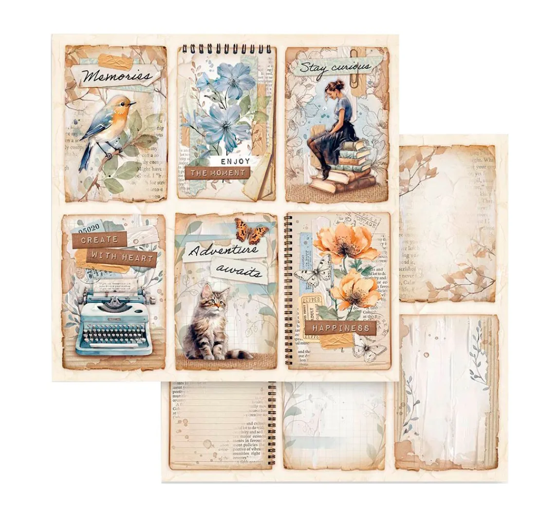 Clearance Stamperia Scrapbook-Block "Secret Diary"