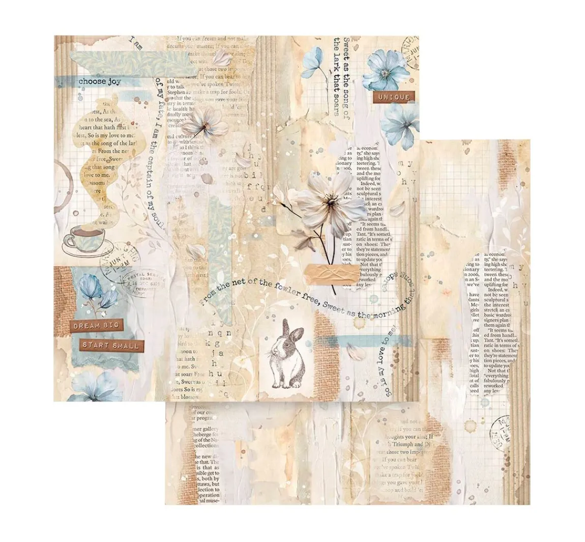Clearance Stamperia Scrapbook-Block "Secret Diary"