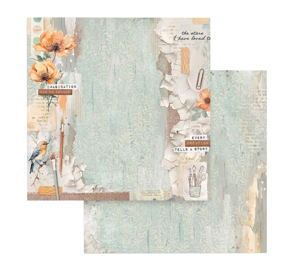 Clearance Stamperia Scrapbook-Block "Secret Diary"
