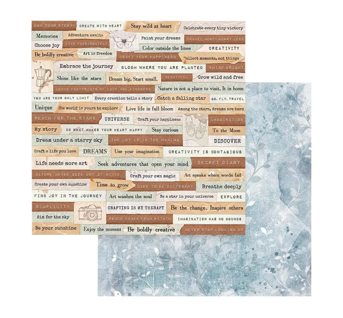 Clearance Stamperia Scrapbook-Block "Secret Diary"