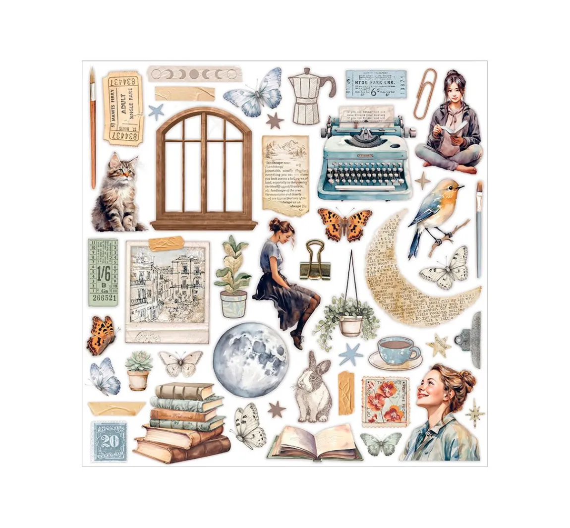 Clearance Stamperia Scrapbook-Block "Secret Diary"