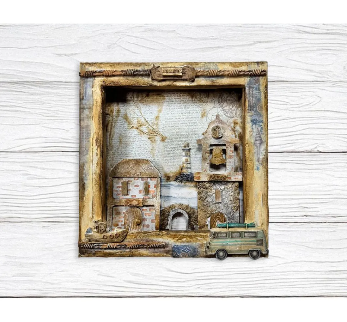 Stamperia Scrapbook-Block "Silent Sea Backgrounds"