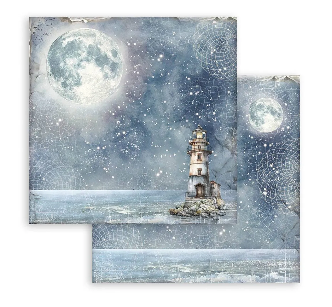Stamperia Scrapbook-Block "Silent Sea Backgrounds"