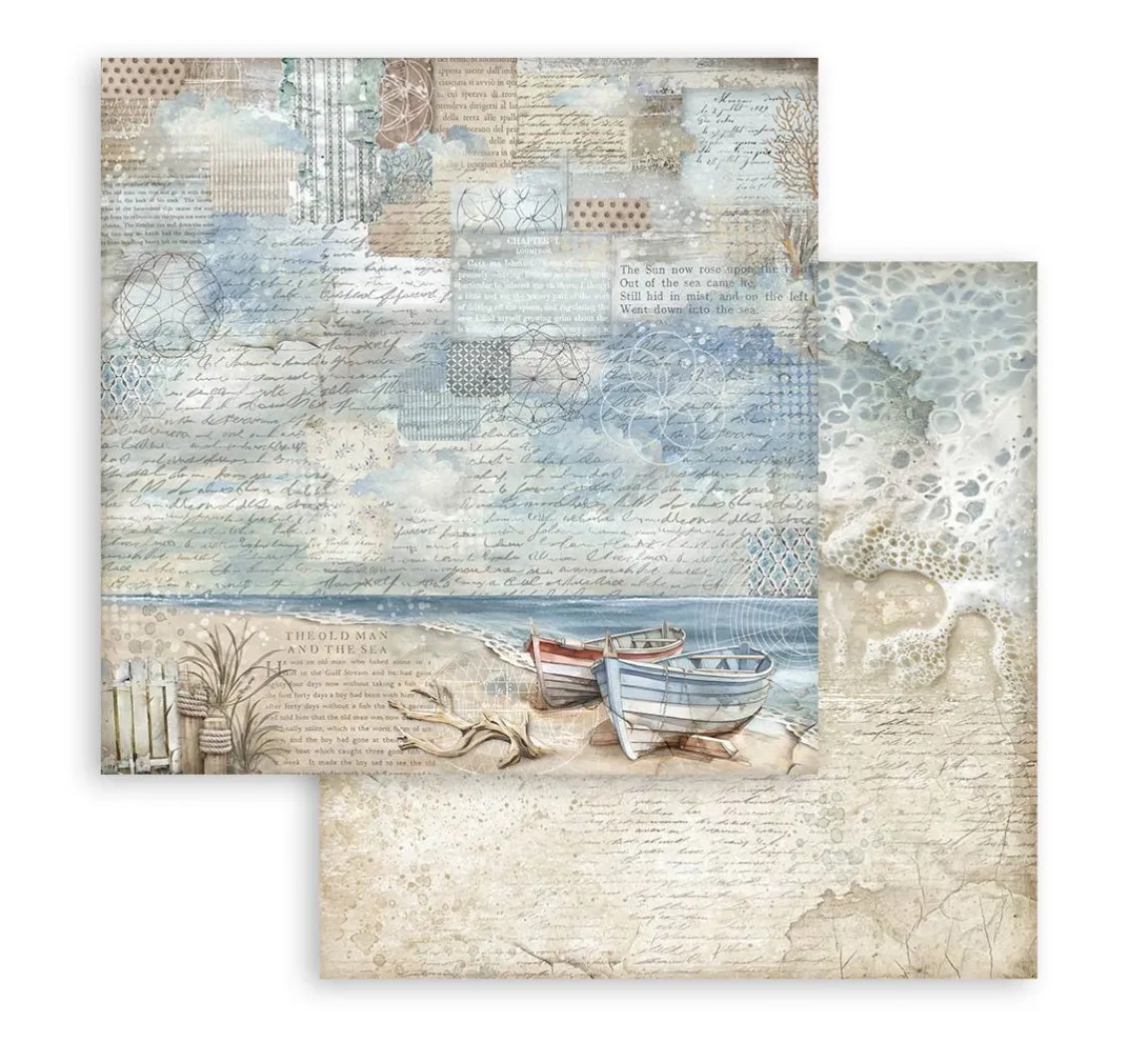 Stamperia Scrapbook-Block "Silent Sea Backgrounds"