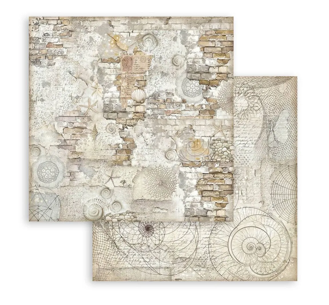 Stamperia Scrapbook-Block "Silent Sea Backgrounds"