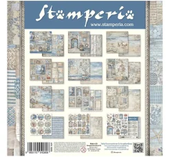 Hot Stamperia Scrapbook-Block "Silent Sea"