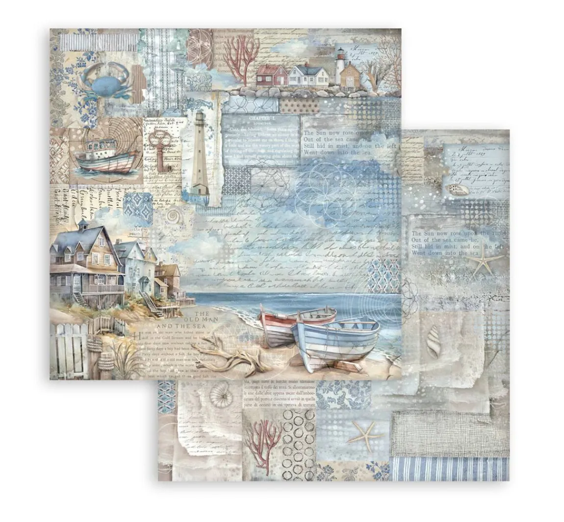 Hot Stamperia Scrapbook-Block "Silent Sea"
