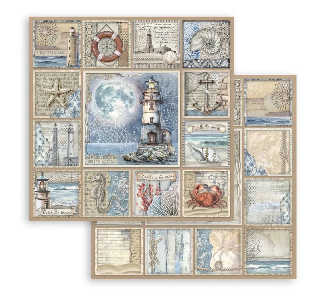 Hot Stamperia Scrapbook-Block "Silent Sea"