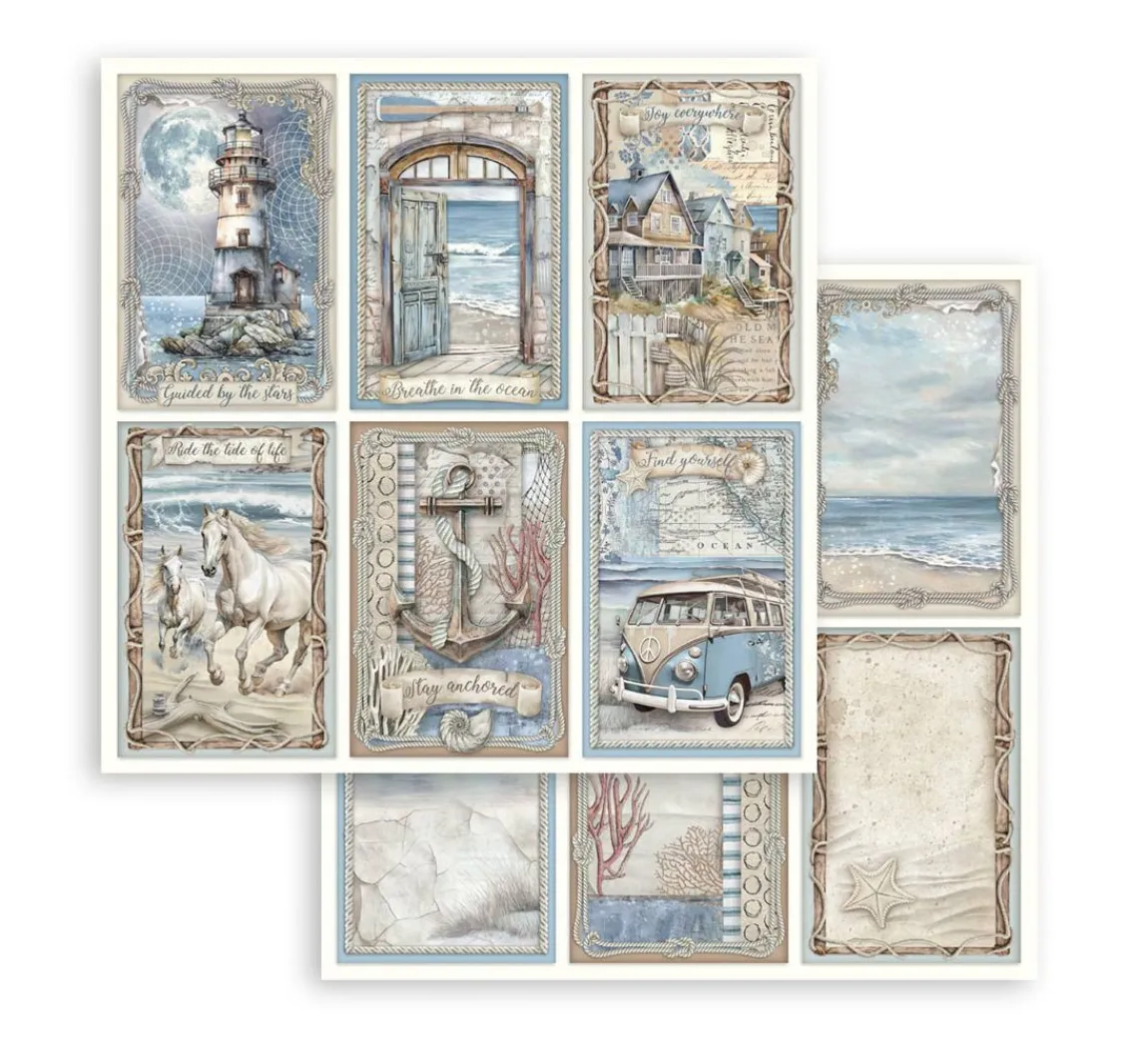 Hot Stamperia Scrapbook-Block "Silent Sea"