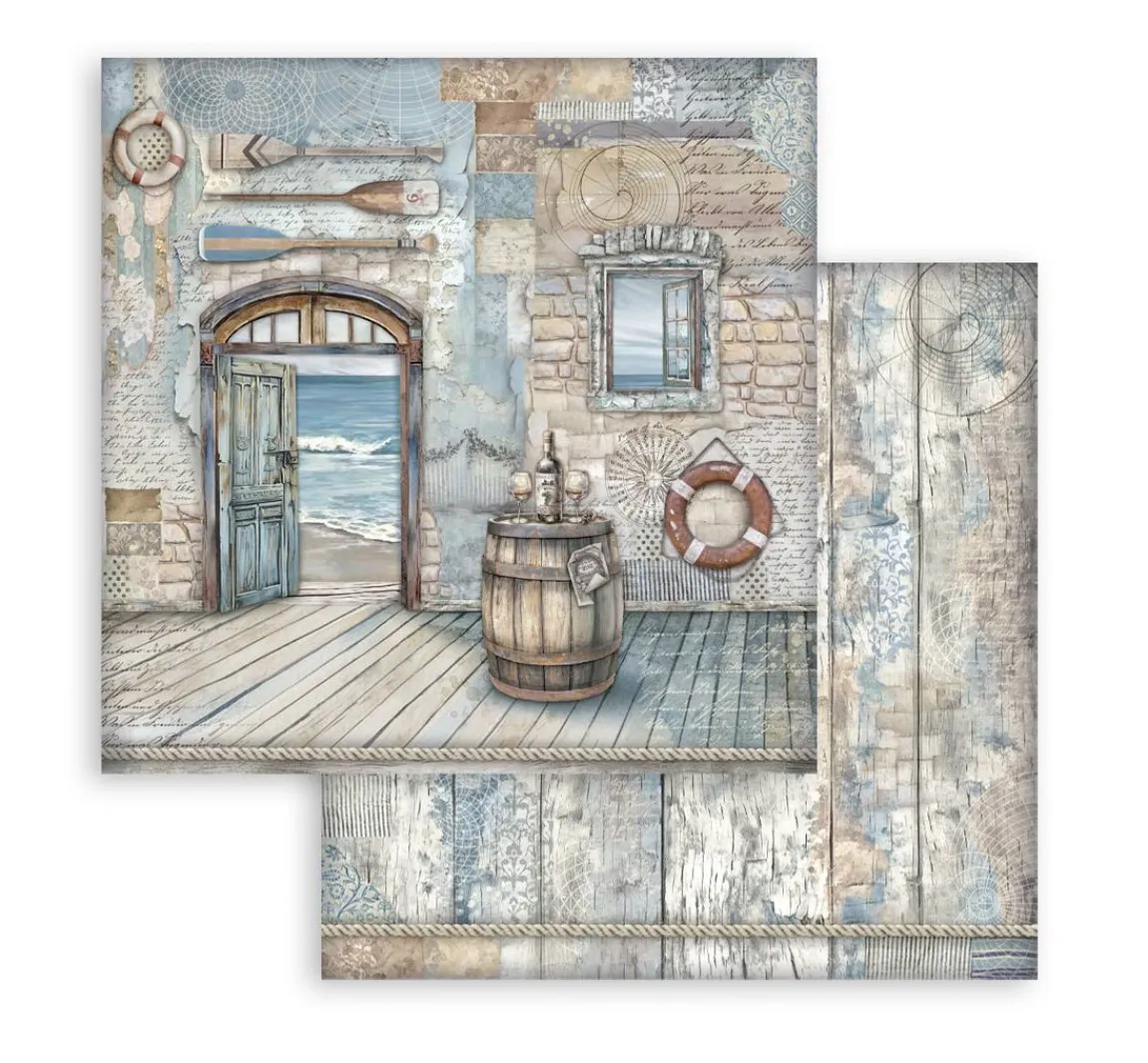 Hot Stamperia Scrapbook-Block "Silent Sea"