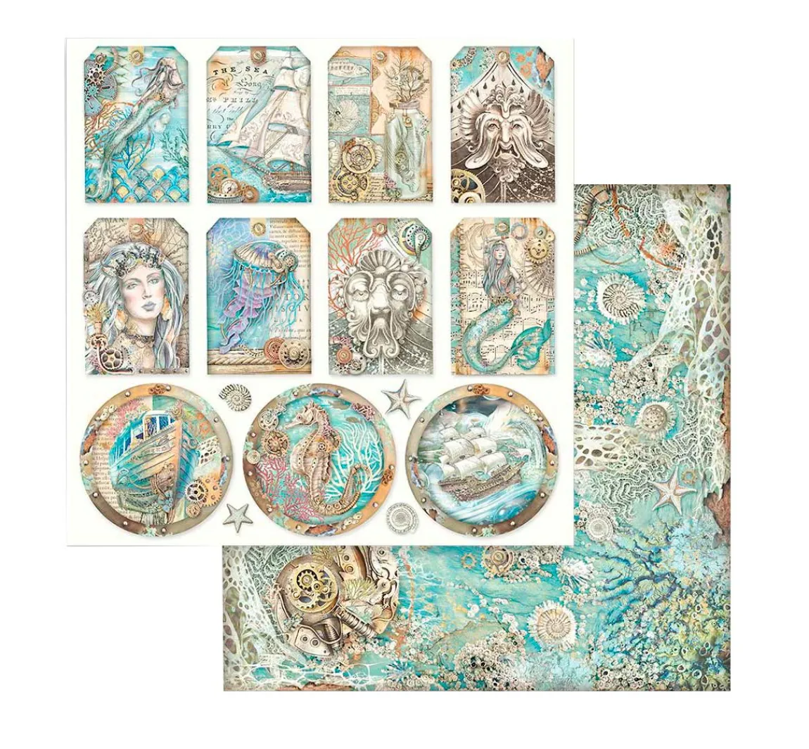 Stamperia Scrapbook-Block "Songs of the Sea"