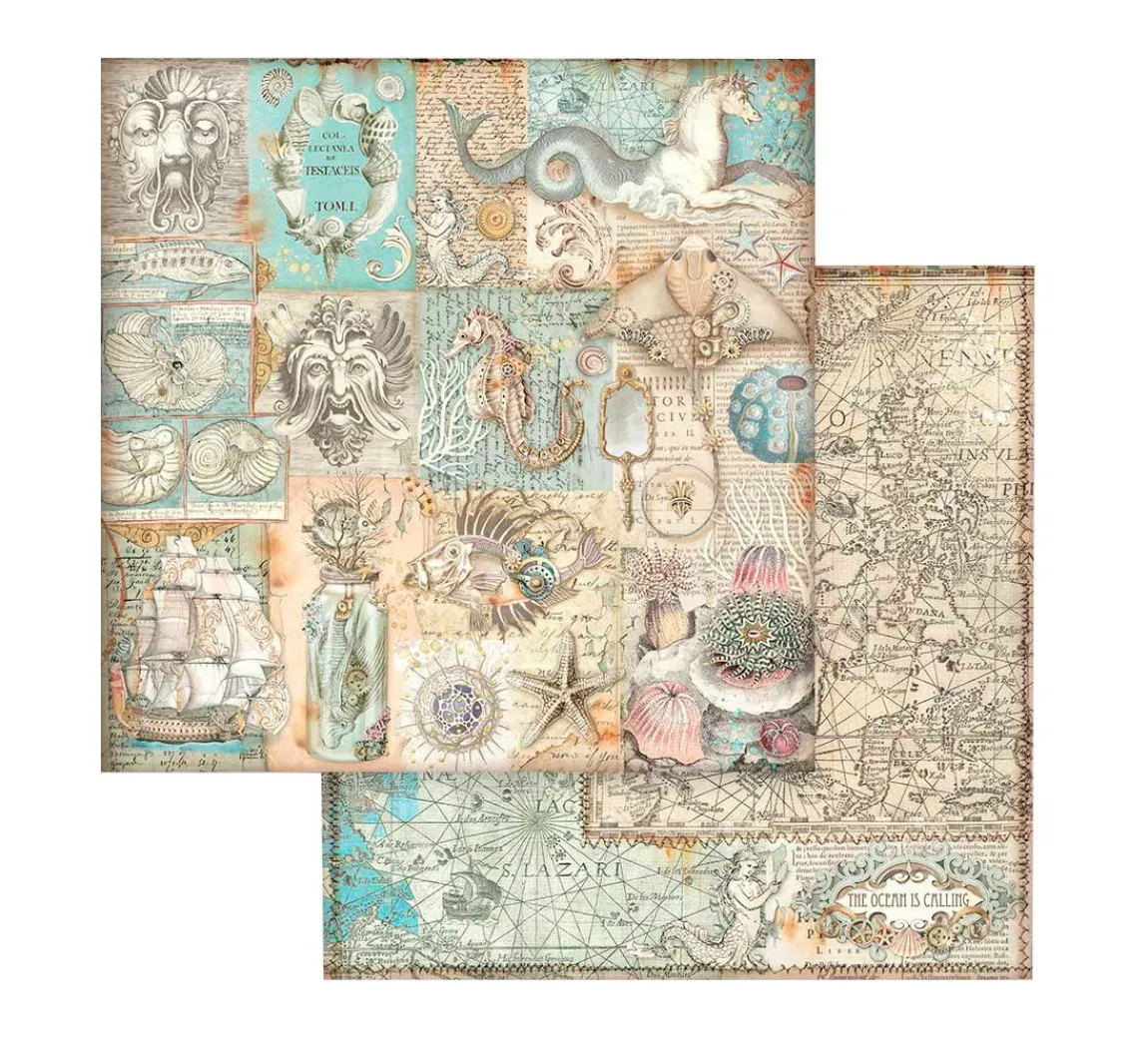 Stamperia Scrapbook-Block "Songs of the Sea"
