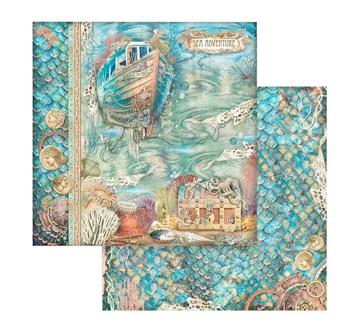 Stamperia Scrapbook-Block "Songs of the Sea"