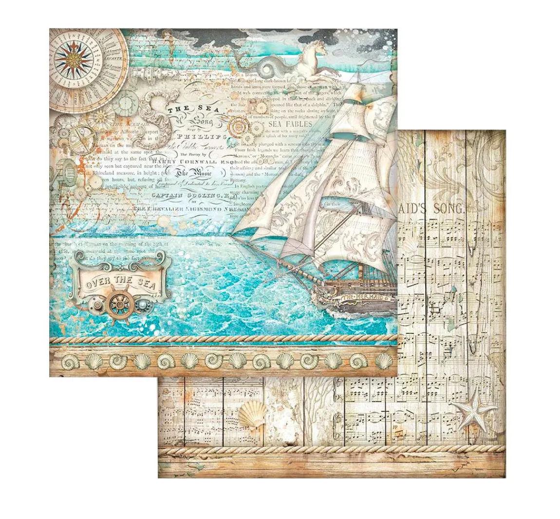 Stamperia Scrapbook-Block "Songs of the Sea"