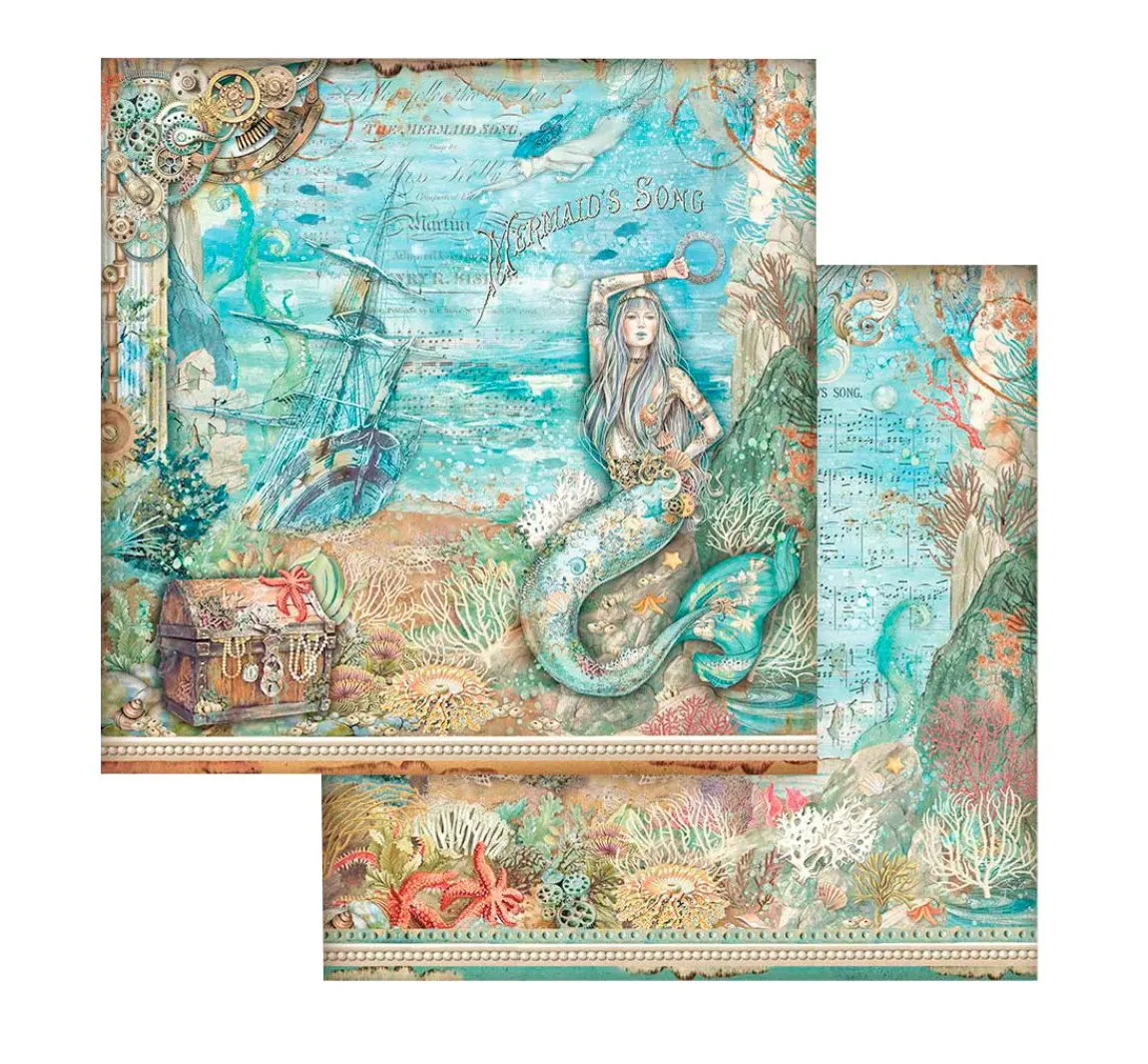 Stamperia Scrapbook-Block "Songs of the Sea"