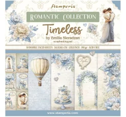 Clearance Stamperia Scrapbook-Block "Timeless"