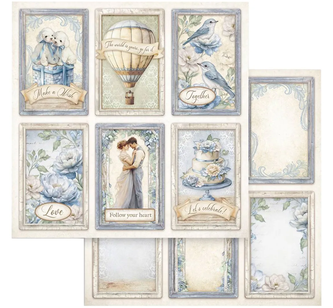 Clearance Stamperia Scrapbook-Block "Timeless"