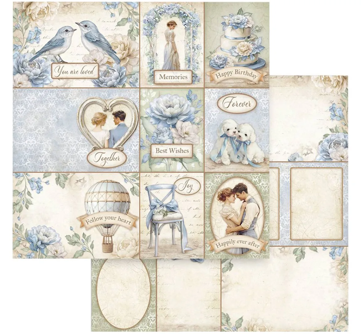 Clearance Stamperia Scrapbook-Block "Timeless"