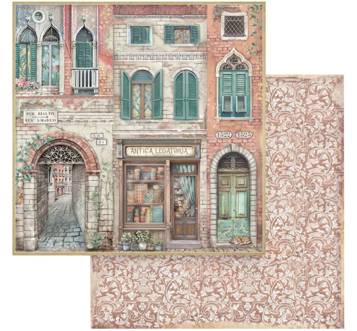 Best Stamperia Scrapbook-Block "Venice"