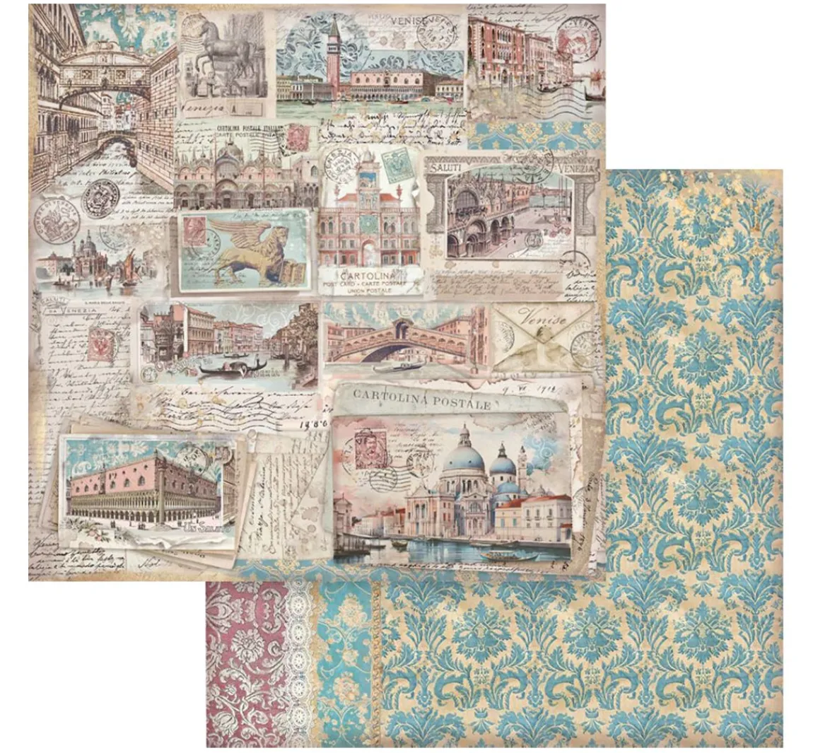 Best Stamperia Scrapbook-Block "Venice"