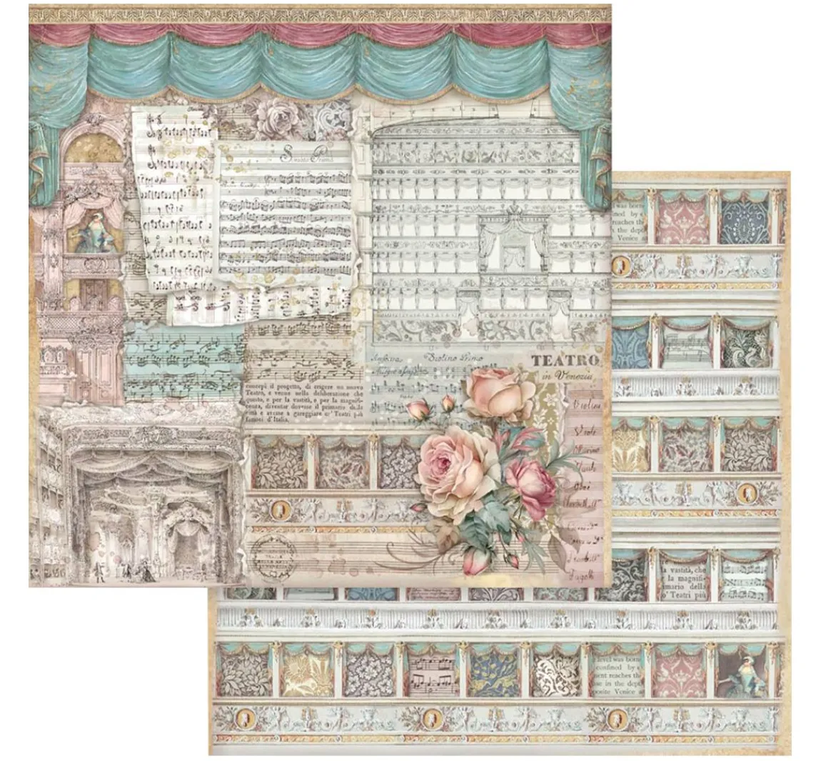 Best Stamperia Scrapbook-Block "Venice"