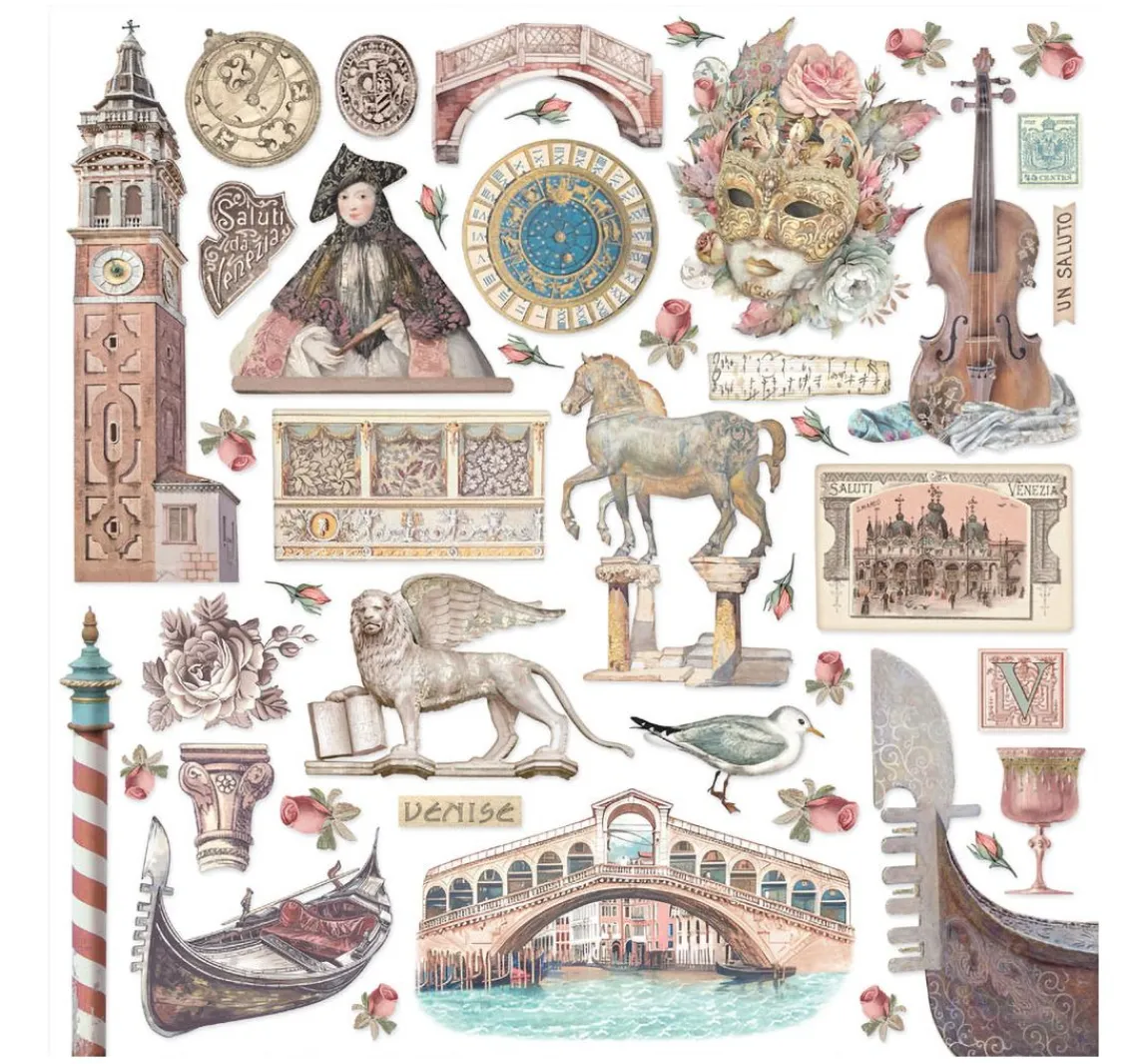 Best Stamperia Scrapbook-Block "Venice"