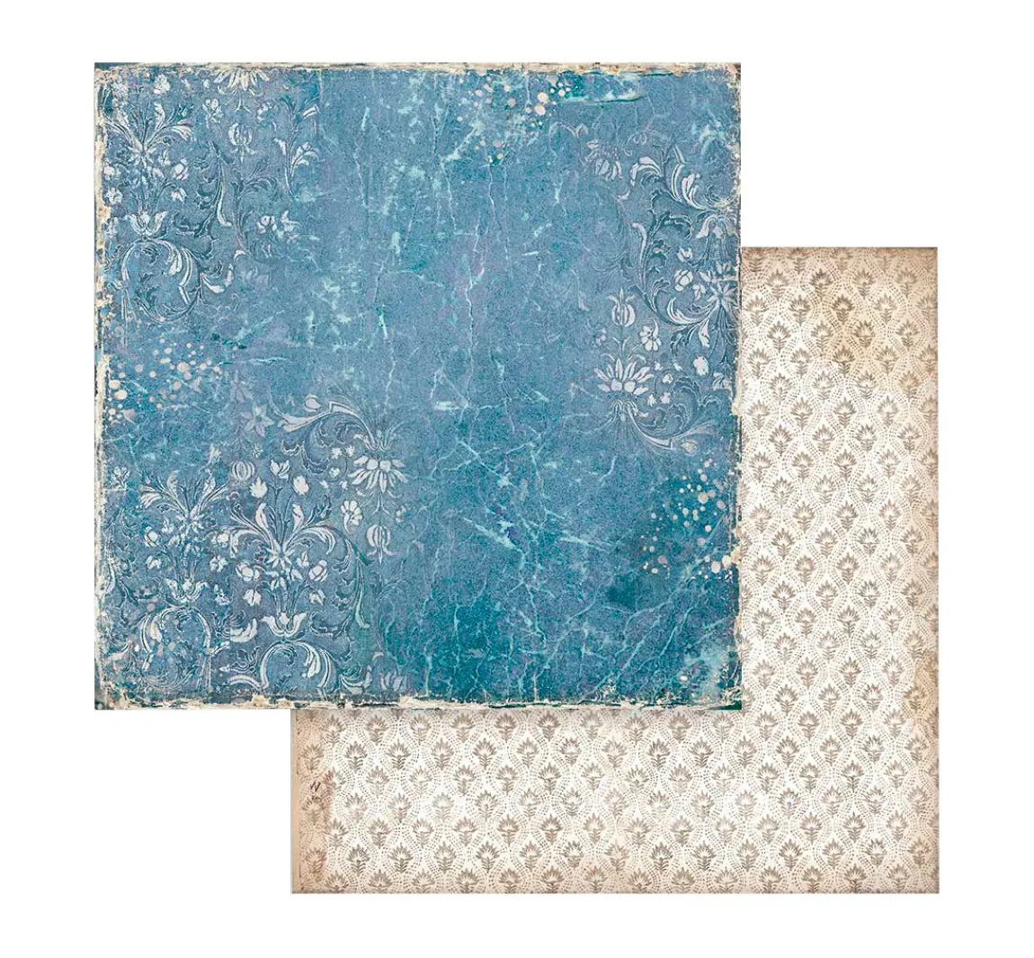Best Stamperia Scrapbook-Block "Vintage Library Backgrounds"