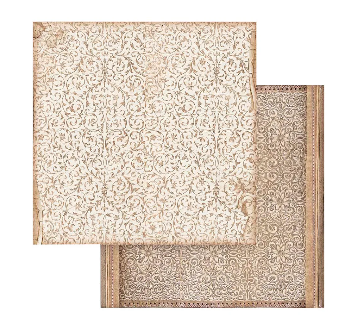 Best Stamperia Scrapbook-Block "Vintage Library Backgrounds"
