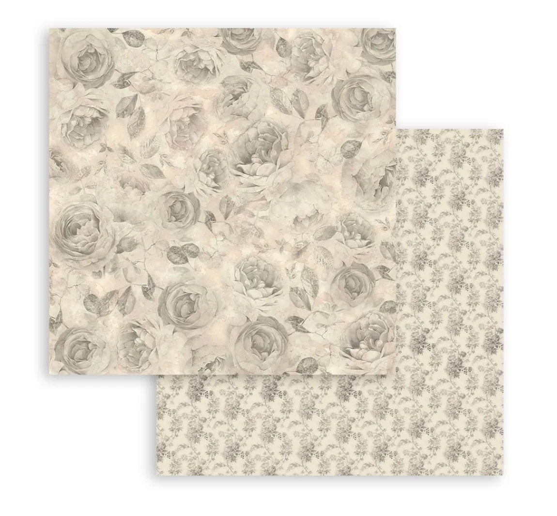 Sale Stamperia Scrapbooking Pad "Shabby Rose"