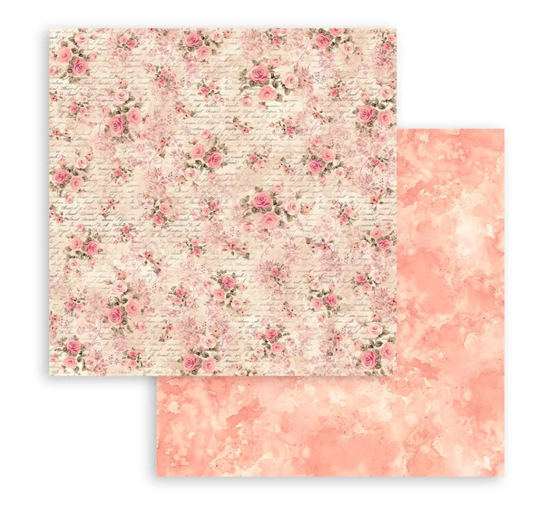 Sale Stamperia Scrapbooking Pad "Shabby Rose"