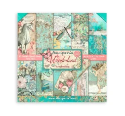 Clearance Stamperia Scrapbooking Pad "Wonderland"