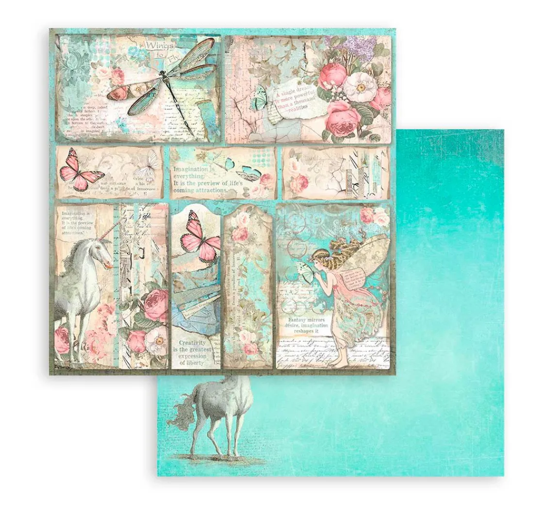 Clearance Stamperia Scrapbooking Pad "Wonderland"