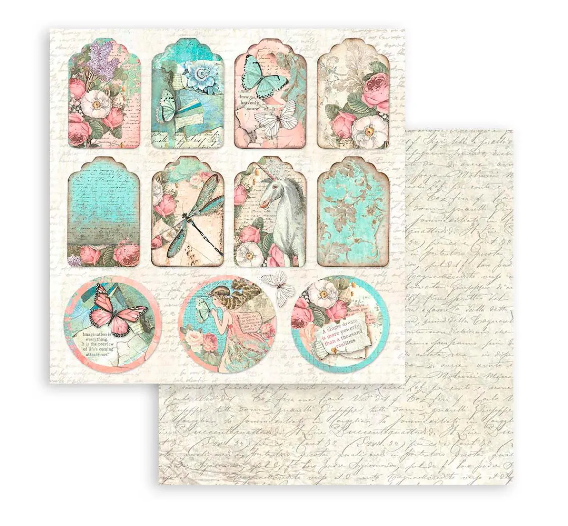 Clearance Stamperia Scrapbooking Pad "Wonderland"