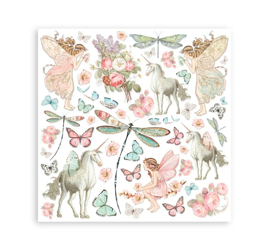 Clearance Stamperia Scrapbooking Pad "Wonderland"