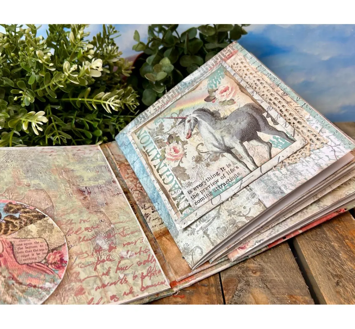 Clearance Stamperia Scrapbooking Pad "Wonderland"