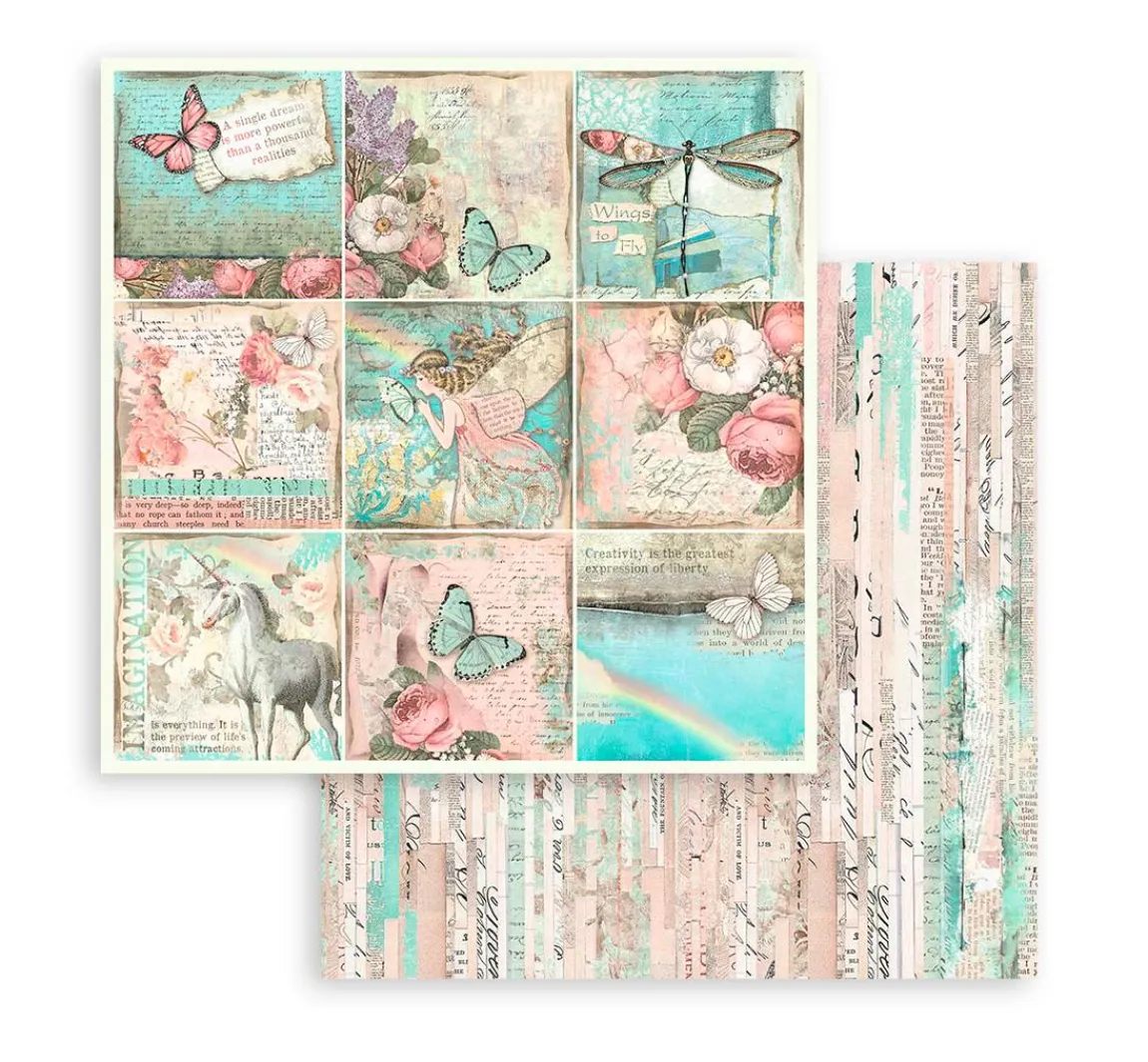 Clearance Stamperia Scrapbooking Pad "Wonderland"