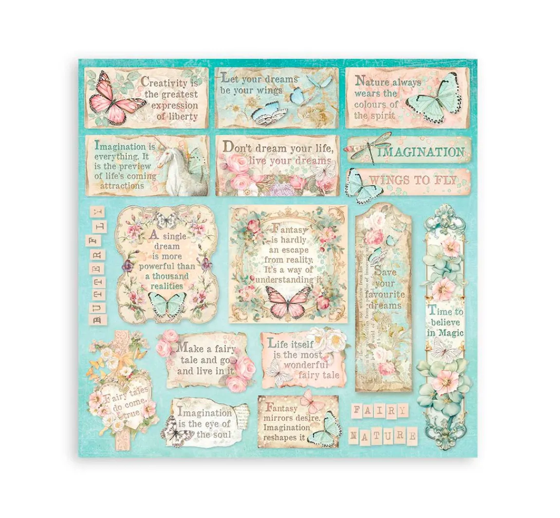 Clearance Stamperia Scrapbooking Pad "Wonderland"