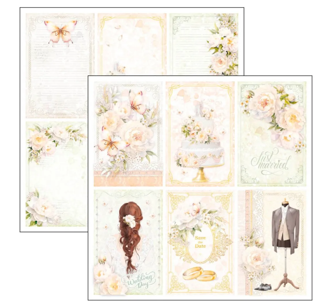 Sale Ciao Bella Scrapbook-Papier "Always & Forever"