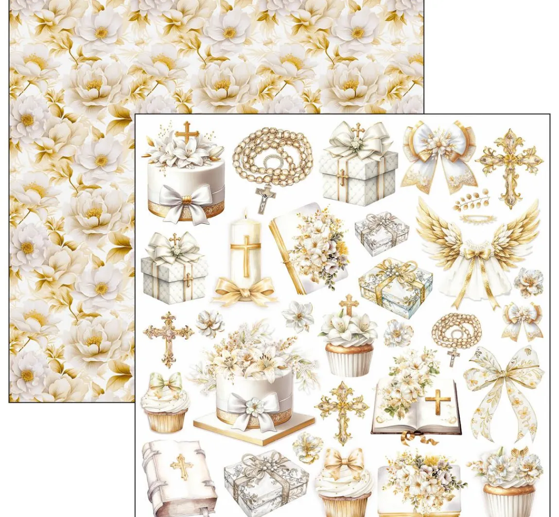 Sale Ciao Bella Scrapbook-Papier "Blessing Day"