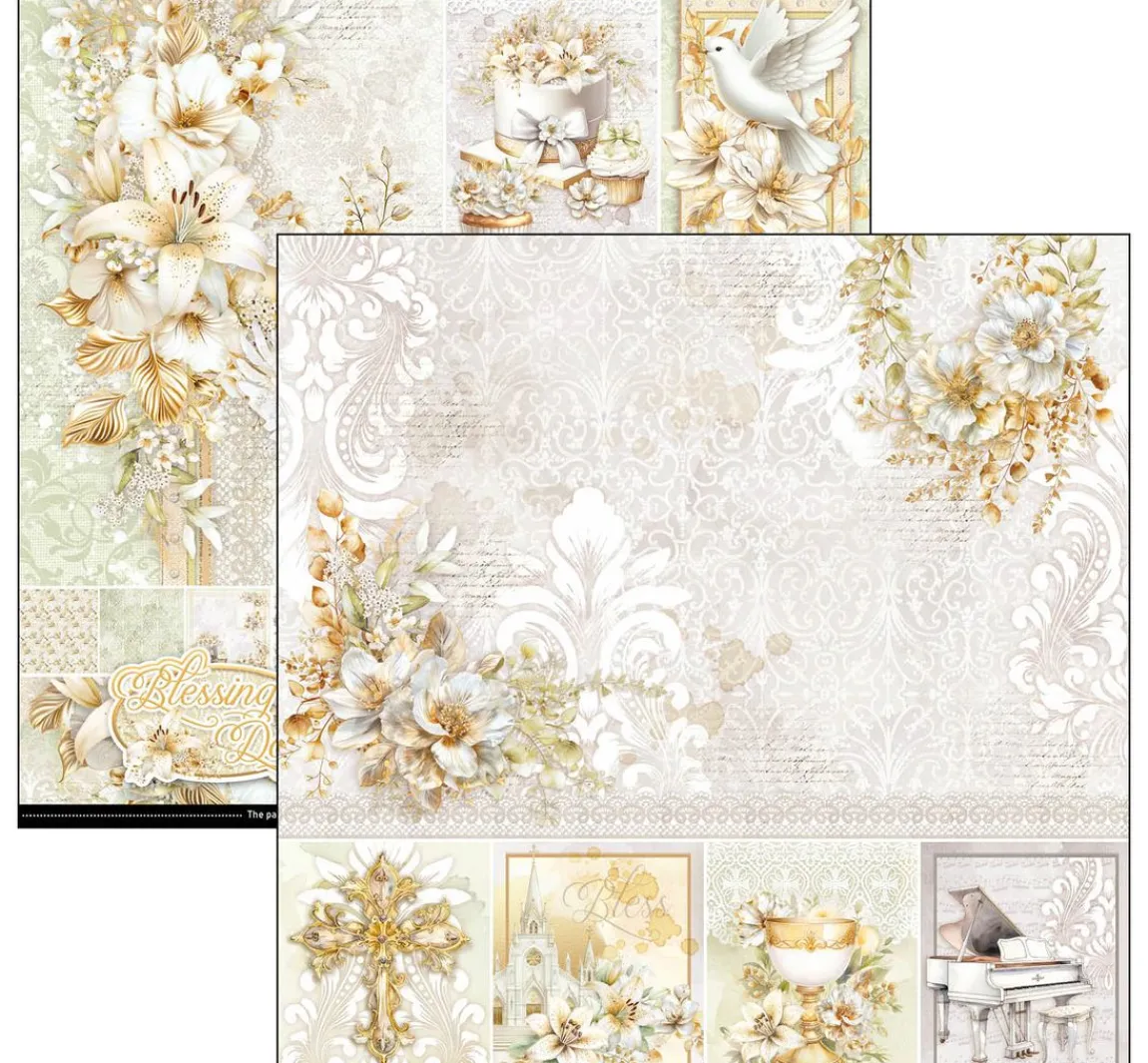 Sale Ciao Bella Scrapbook-Papier "Blessing Day"