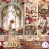 Clearance Ciao Bella Scrapbook-Papier "Book Lovers"