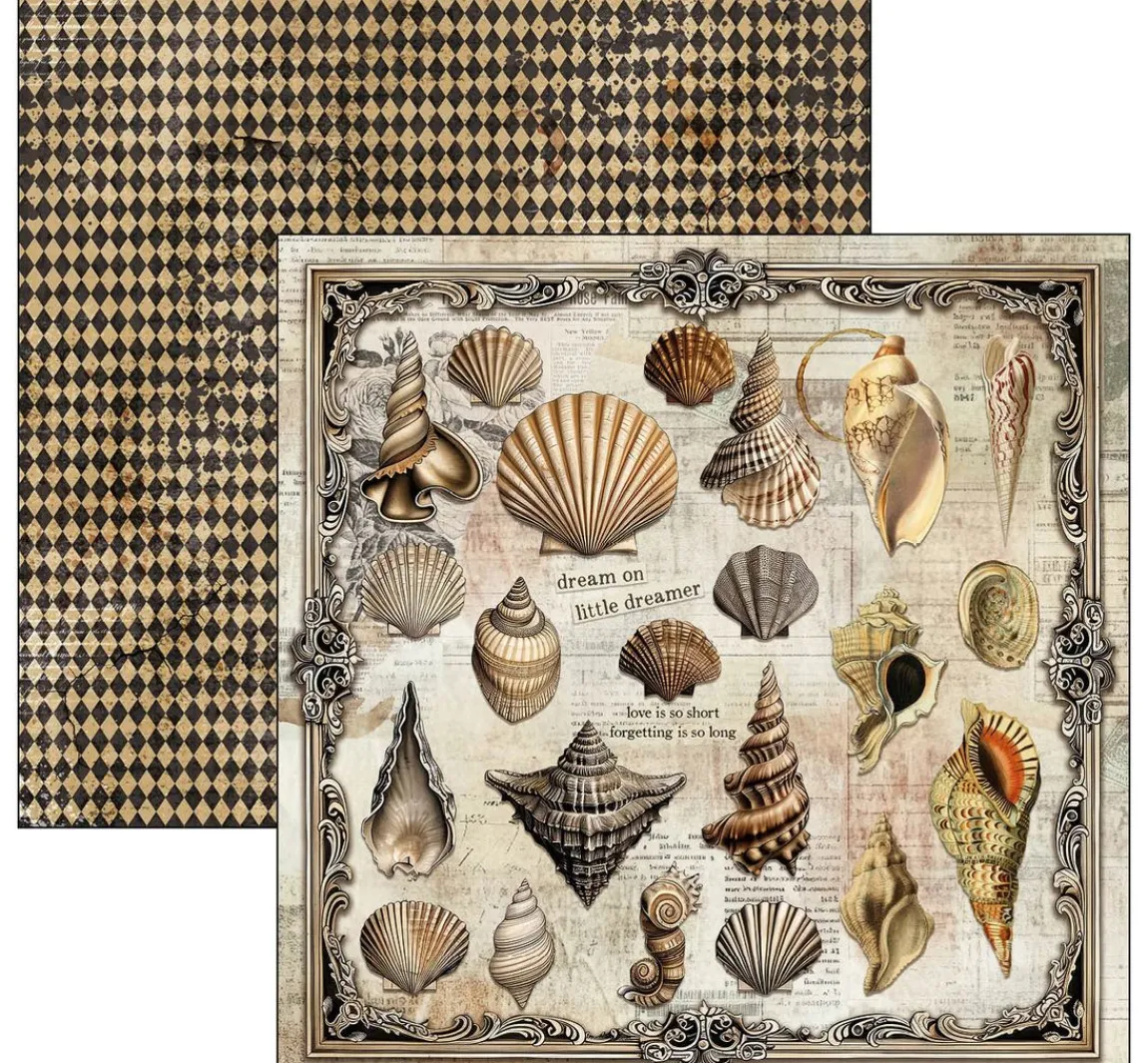 Hot Ciao Bella Scrapbook-Papier "Cabinet of Curiosities"