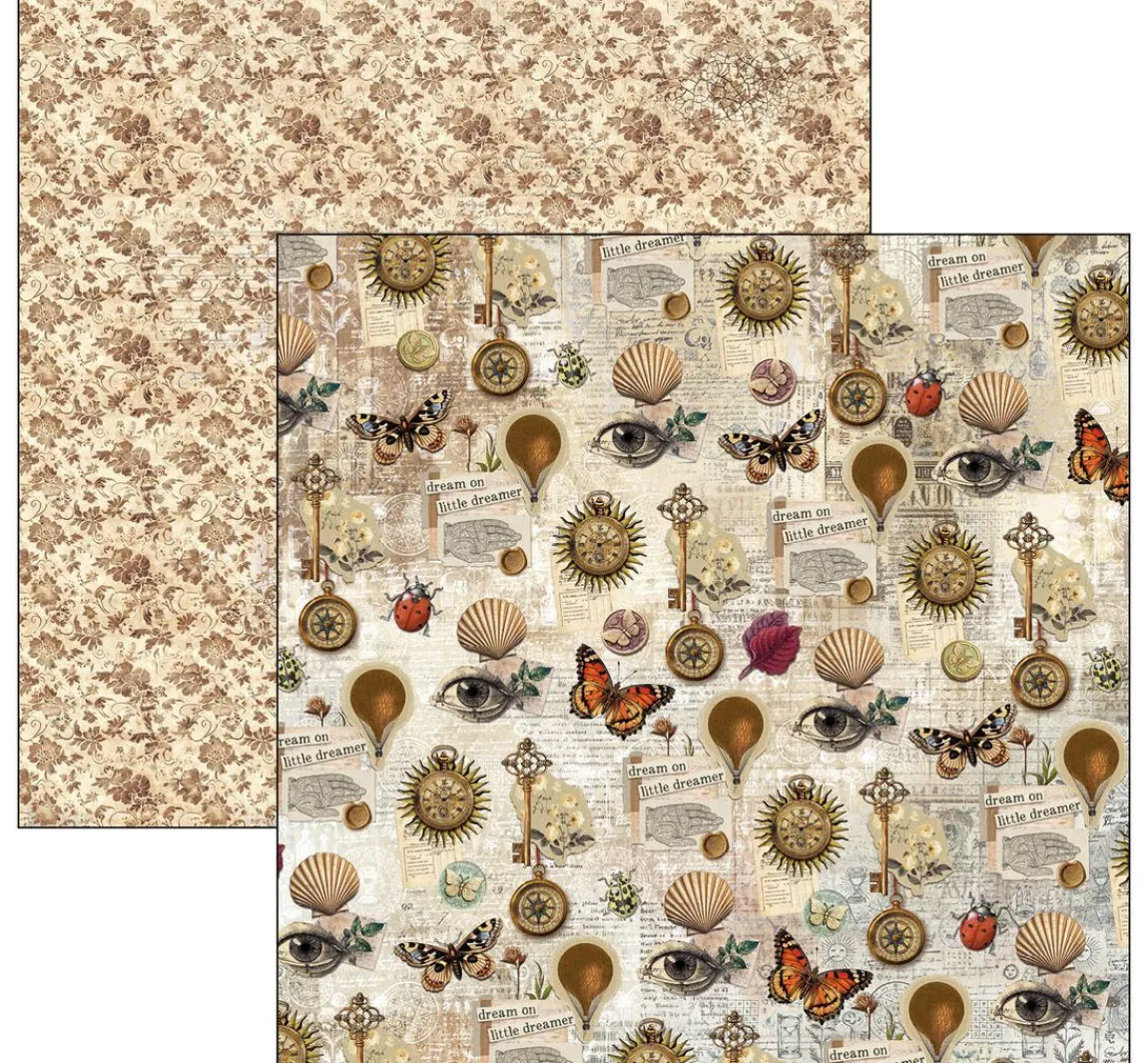 Hot Ciao Bella Scrapbook-Papier "Cabinet of Curiosities"