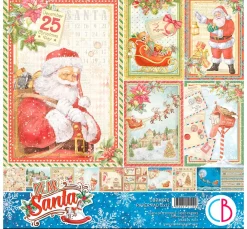 Hot Ciao Bella Scrapbook-Papier "Dear Santa"