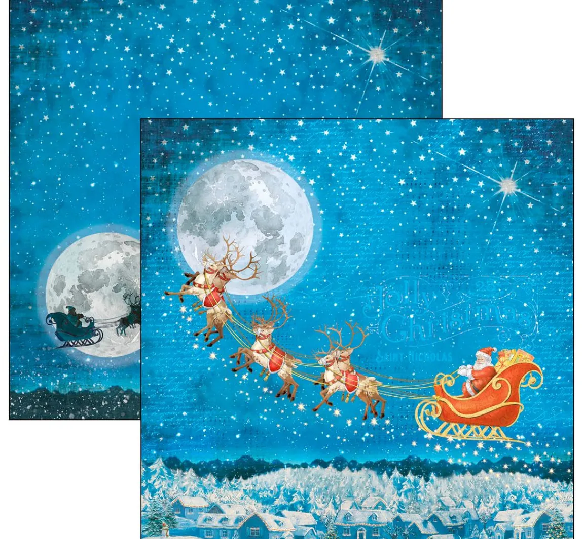 Hot Ciao Bella Scrapbook-Papier "Dear Santa"