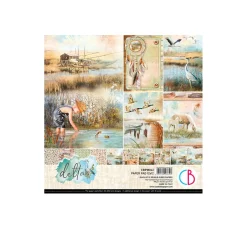 Clearance Ciao Bella Scrapbook-Papier "delta"