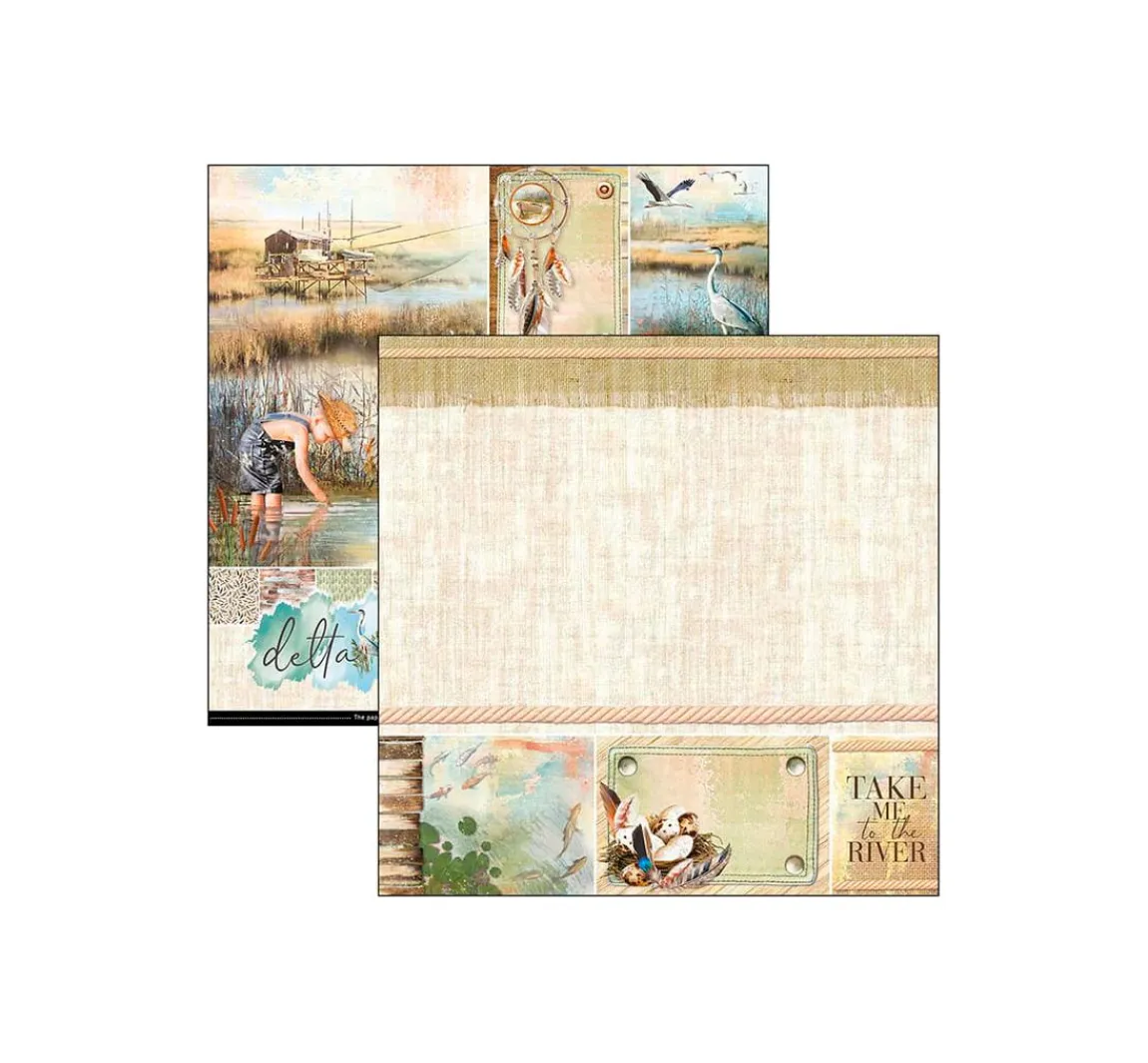 Clearance Ciao Bella Scrapbook-Papier "delta"