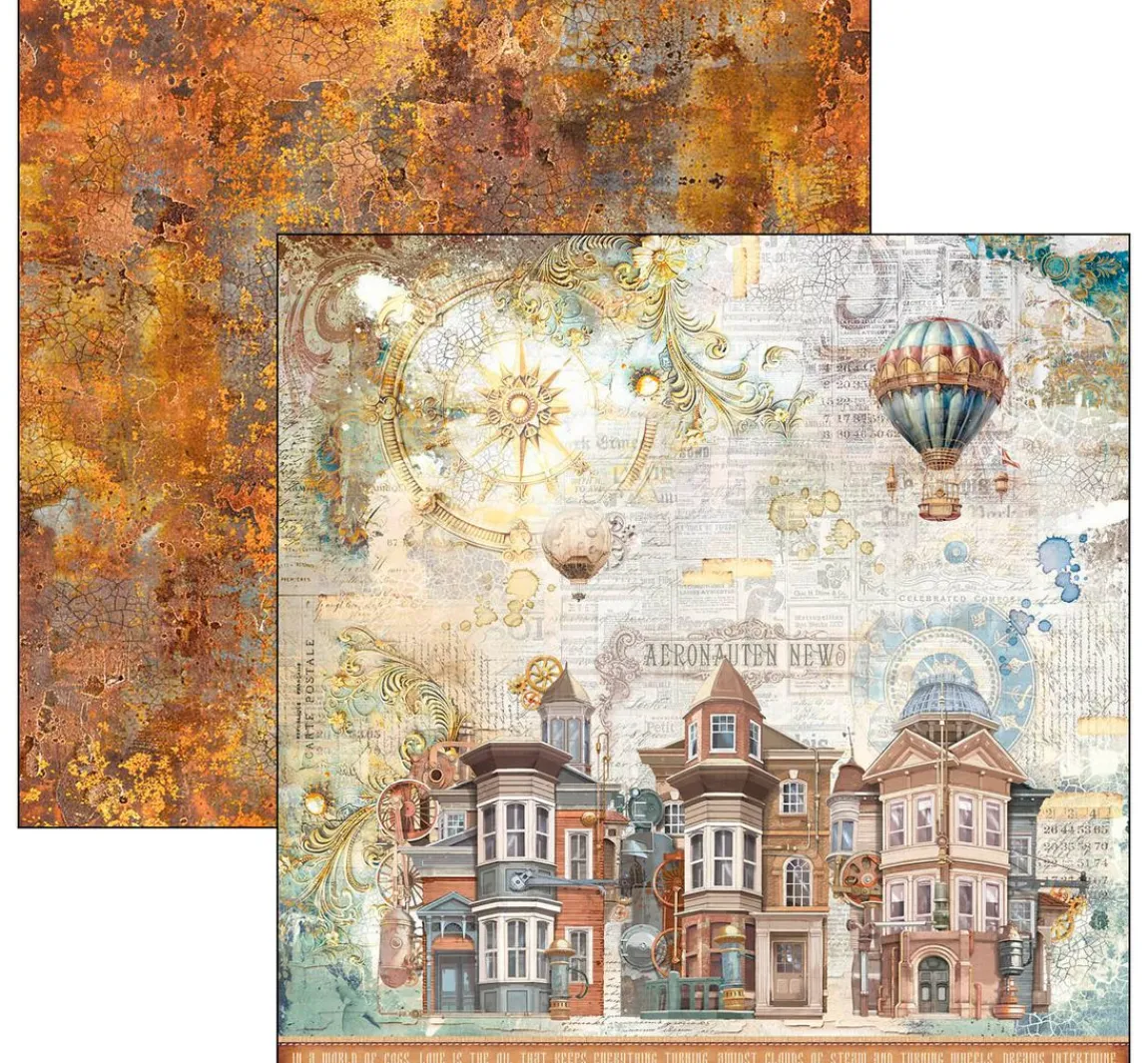 Best Ciao Bella Scrapbook-Papier "Esprit de Voyage"